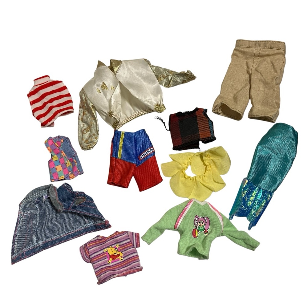 Barbie Skipper Ken Doll Clothing Lot of 11